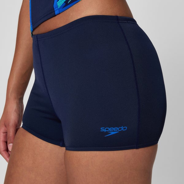Speedo Women's Hyperboom Splice Two Piece Navy/Green