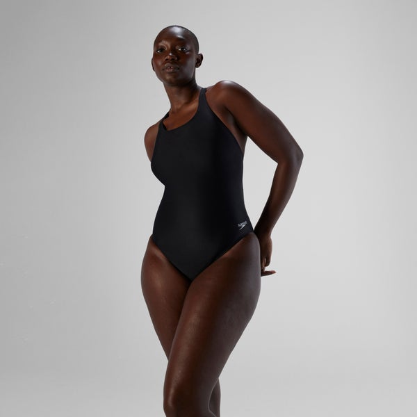 Speedo Women's ProLT Super Proback Solid One Piece Black