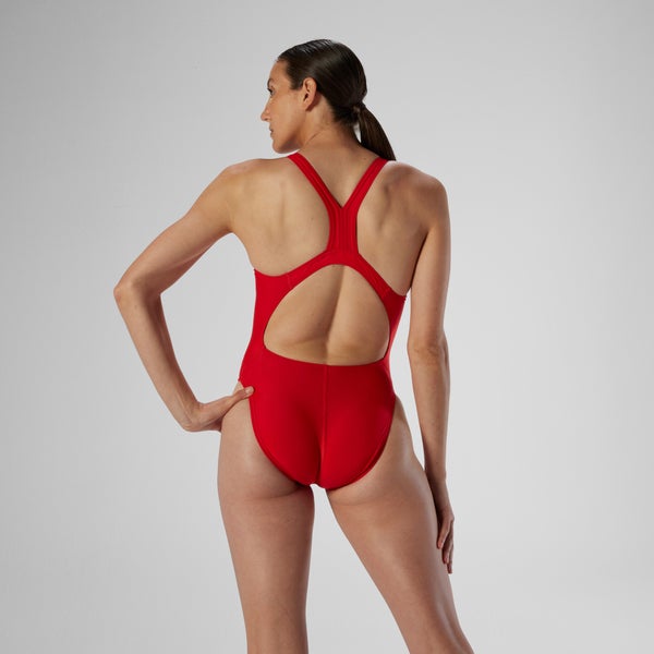 Speedo Women's ProLT Super Proback Solid One Piece Red
