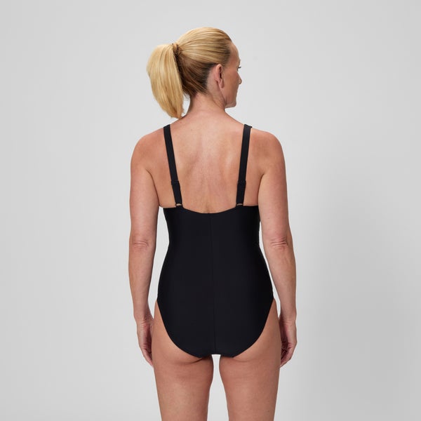 Speedo Women's Quantum Contour One Piece Black/White