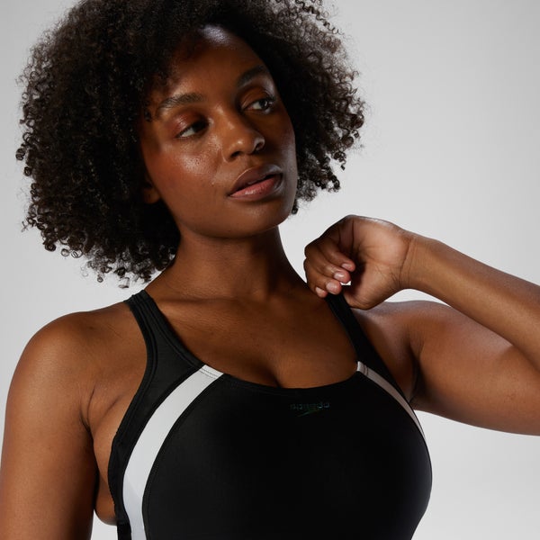 Speedo Women's Quantum Fusion Splice One Piece Black