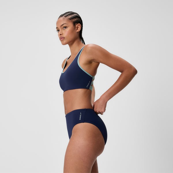 Speedo Women's Sculpture Classic Bikini Bottom Navy
