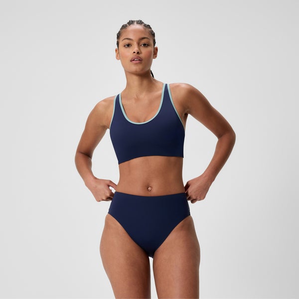 speedo Women's Sculpture Classic Bikini Bottom Navy