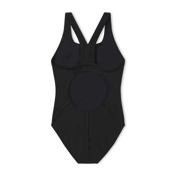 Speedo Women's Solid Super Proback Youth One Piece Black