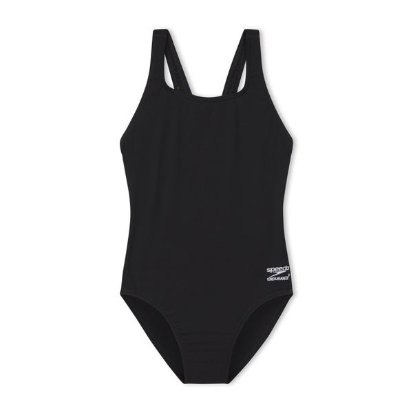 speedo Women's Solid Super Proback Youth One Piece Black