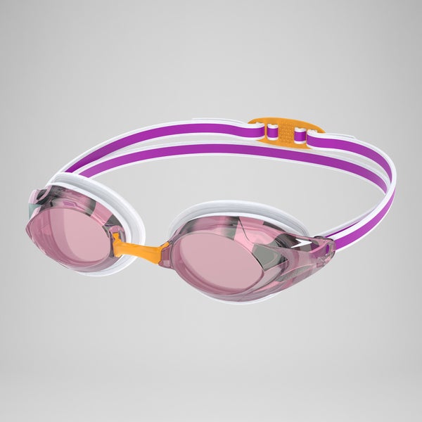speedo Women's Vanquisher 3.0 Mirror Goggles Purple/Orange
