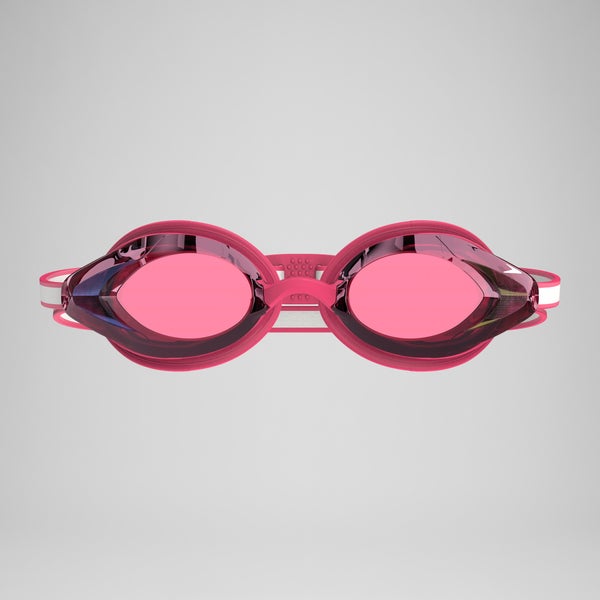 Speedo Women's Vanquisher 3.0 Mirrored Goggles Pink