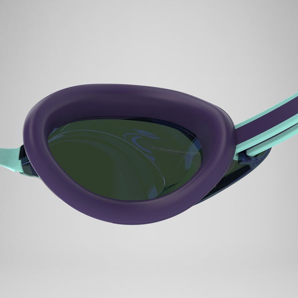 Speedo Women's Vanquisher 3.0 Mirrored Goggles Purple/Green