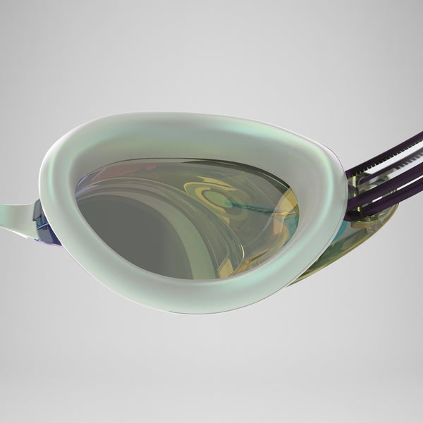 Speedo Women's Vanquisher 3.0 Mirrored LTD Goggles Gray/Blue