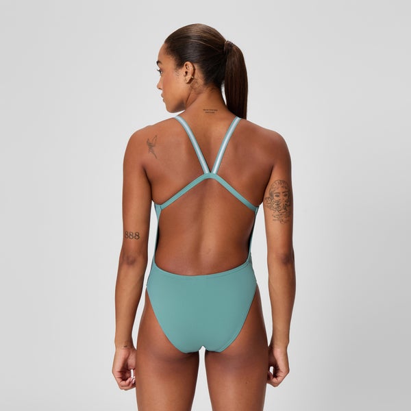Speedo Women's Vanquisher Active Back One Piece Storm Green
