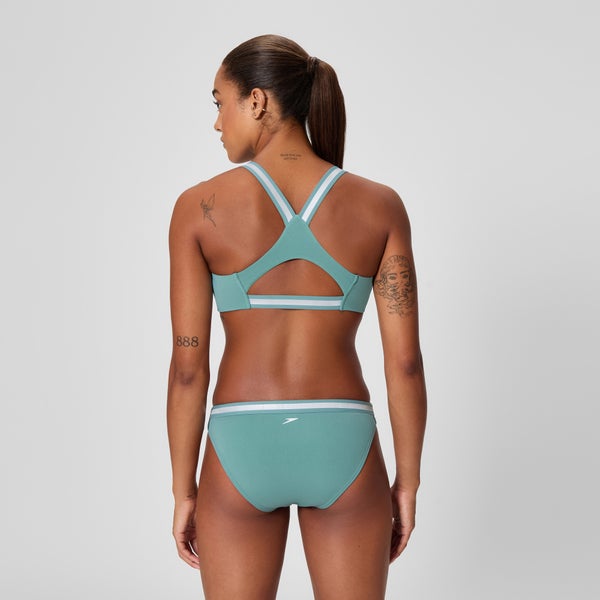 Speedo Women's Vanquisher Performance Two Piece Storm Green