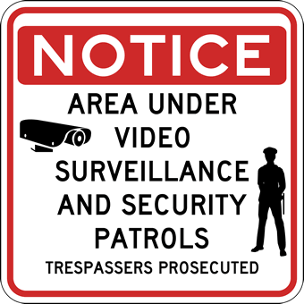speedy pros Security Signs