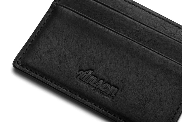 Speidel Leather Credit Card Case In Classic Essex Horween Leather
