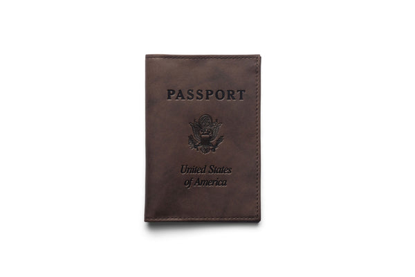 speidel Leather Passport Book Cover In Brown Or Black