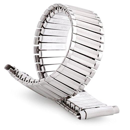 Speidel Men's Twist-O-Flex™ 16-22MM Adjustable End Bands