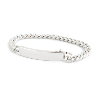 Speidel Ladies’ ID Bracelet With Polished Plaque