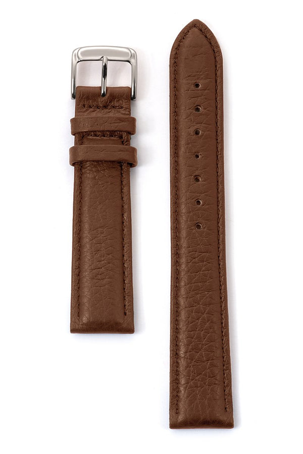 Speidel Men's Cowhide Stitched Leather Watchband