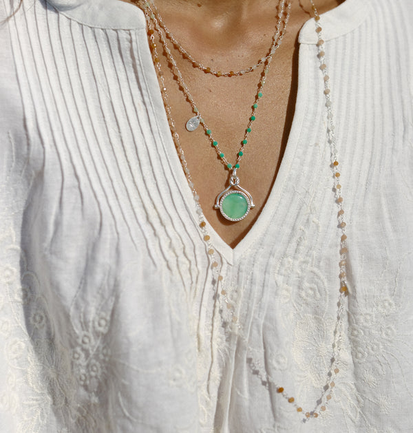 Spell Atelier Long Beaded Chain Necklace