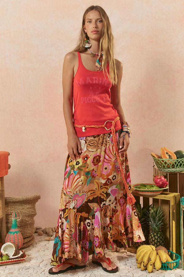spell Birth of Venus Maxi Skirt