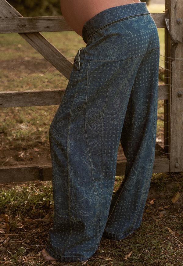 Spell Bumpsuit X Spell Relaxed Denim Jean