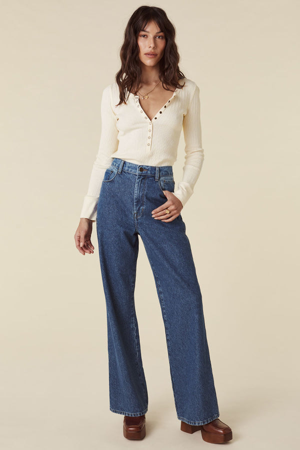 Spell Daisy Patchwork Denim Jean