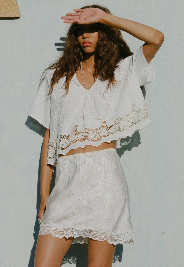 Spell Dubois Bias Mini Skirt