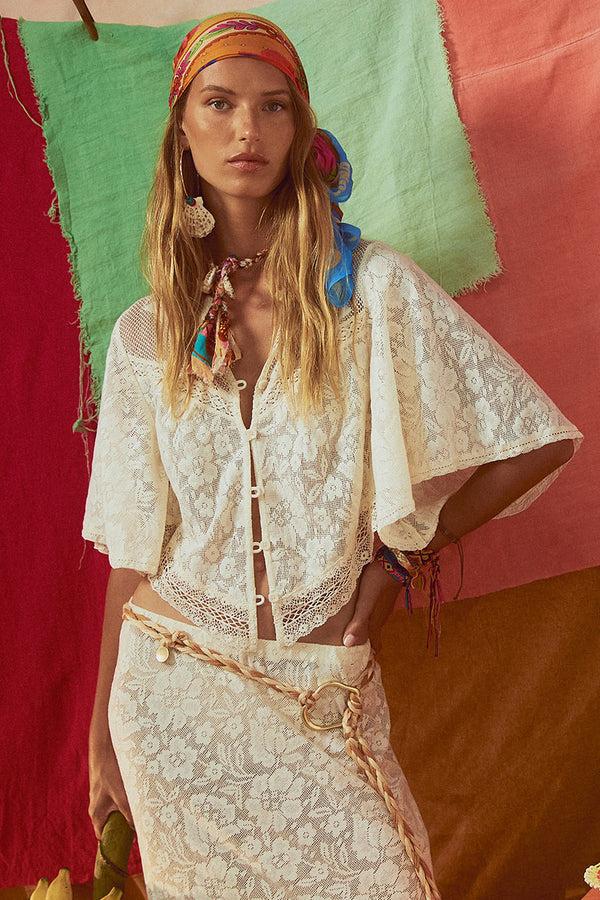 spell Free Love Lace Crop