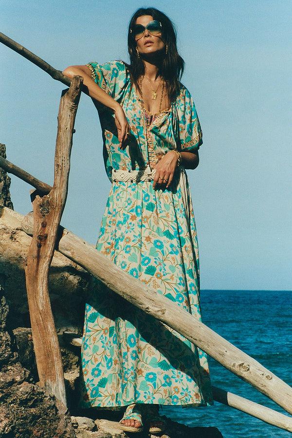 Spell Goldie Maxi Skirt