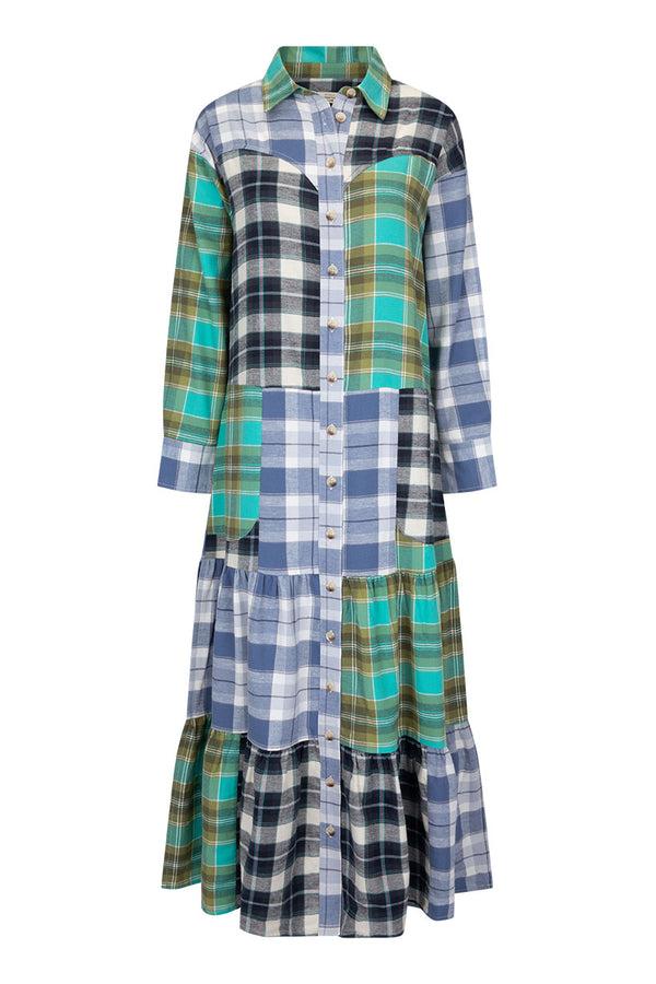 Spell High Tide Flannel Maxi Dress