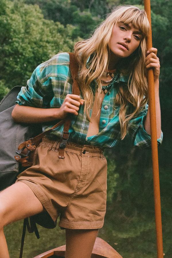 spell High Tide Flannel Shirt