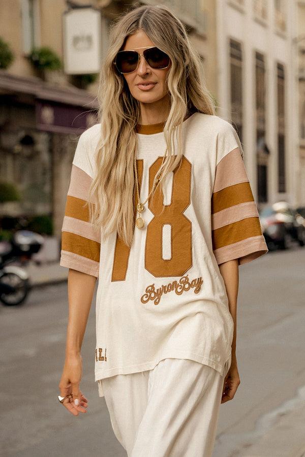 spell Homecoming Oversized Biker Tee