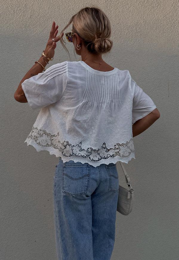 Spell Kala Short Sleeve Blouse