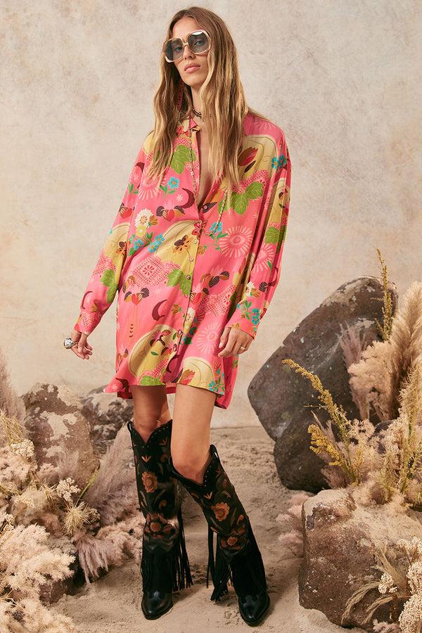 Spell Libertine Shirt Dress