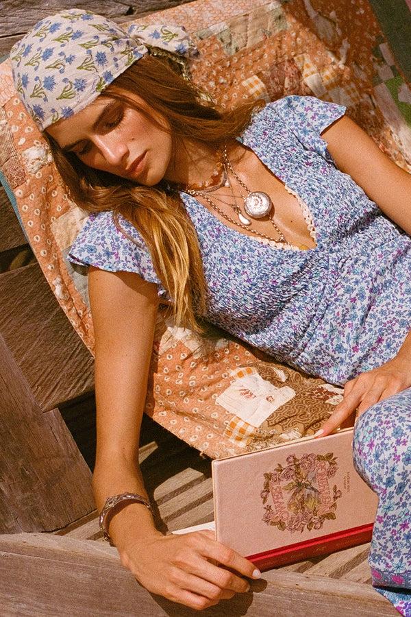 Spell Love Jetty Shirred Jumpsuit