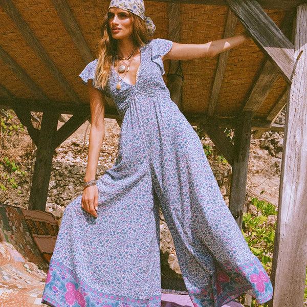 spell Love Jetty Shirred Jumpsuit