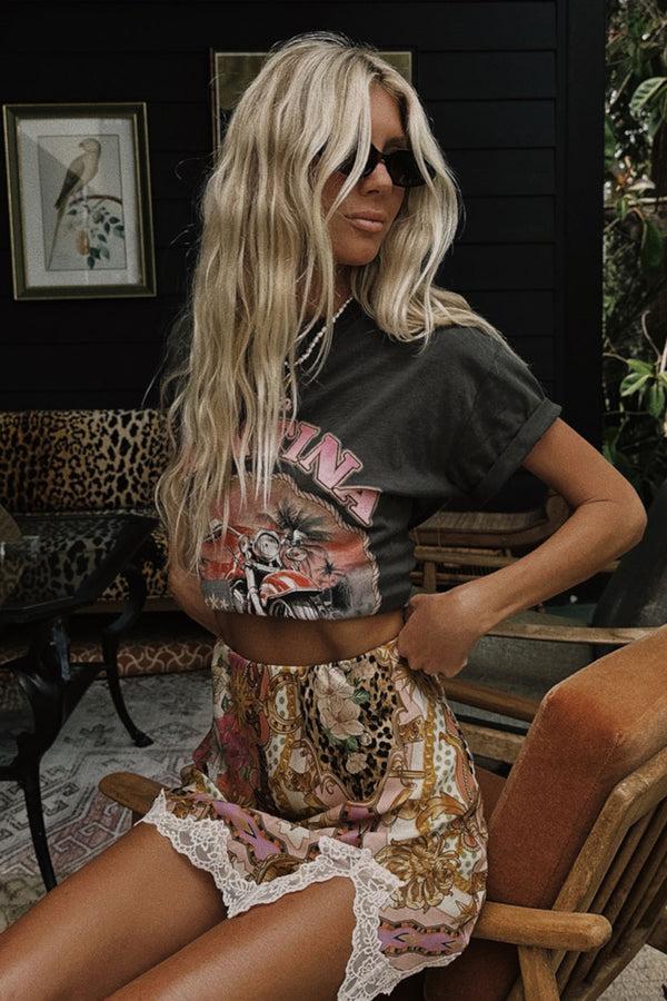 Spell Lovers & Dreamers Lace Mini Skirt