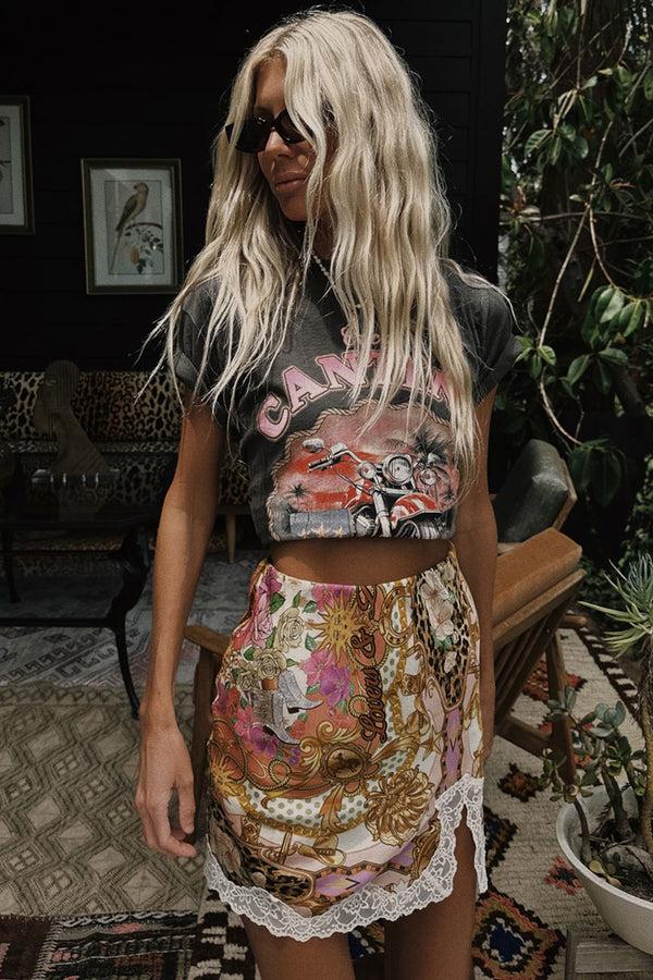 spell Lovers & Dreamers Lace Mini Skirt