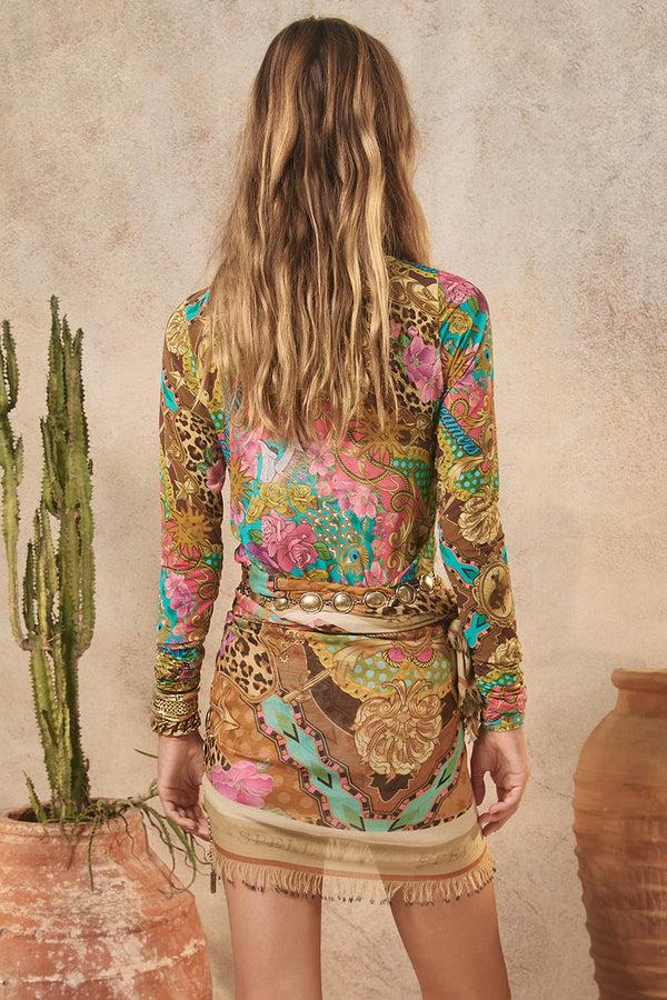 Spell Lovers & Dreamers Mesh Long Sleeve Top