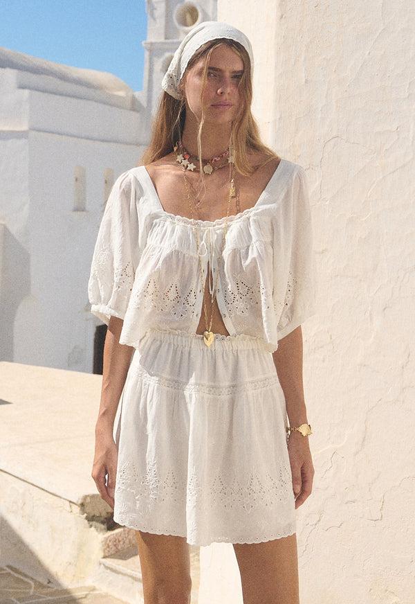 Spell Maiden Lace Mini Skirt