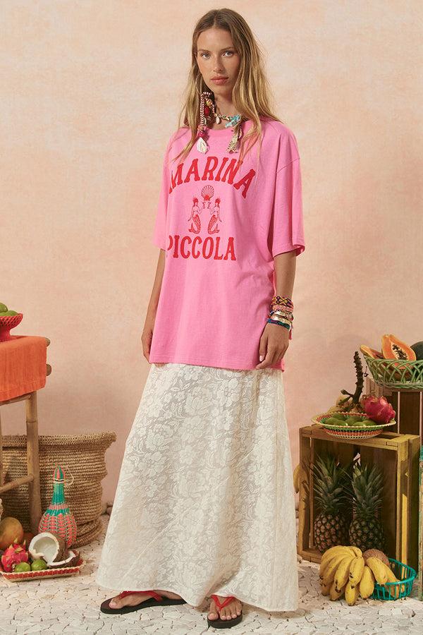 Spell Marina Piccola Oversized Biker Tee