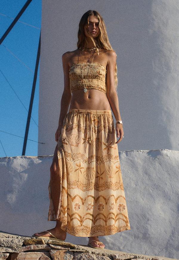 Spell Mermaid Cove Midi Skirt