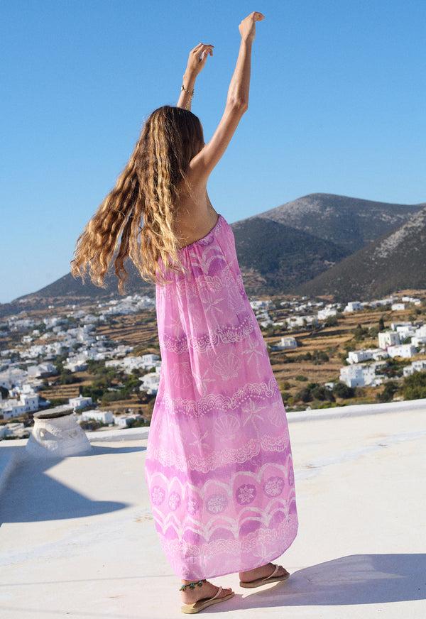 Spell Mermaid Cove Strapless Maxi Dress