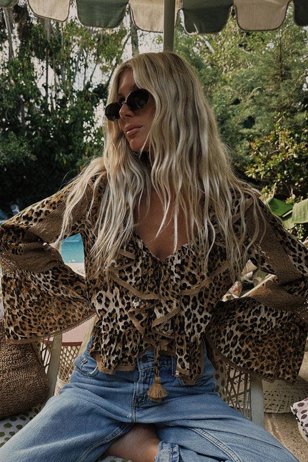 spell Samantha Lace Frill Blouse