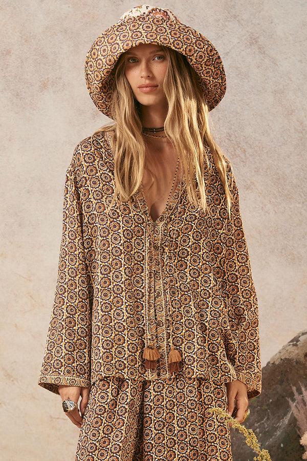 Spell Sannah Tie Blouse