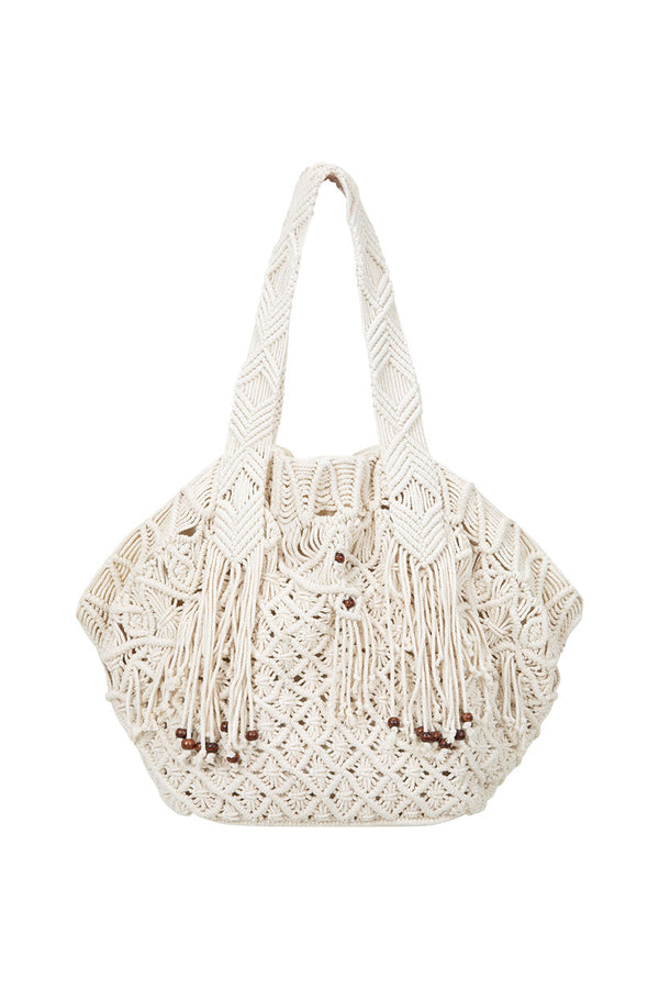 Spell Sister Honey Macrame Bag