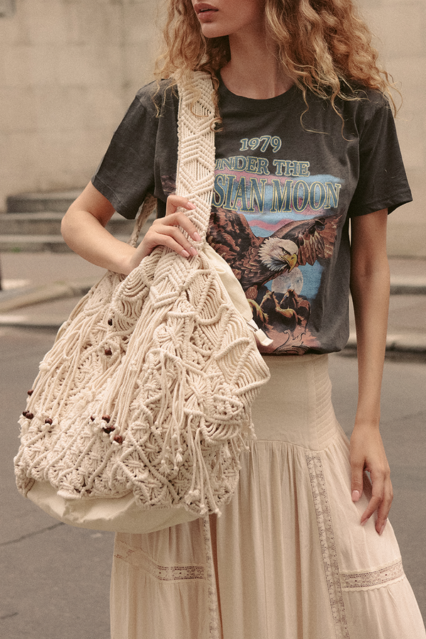 spell Sister Honey Macrame Bag