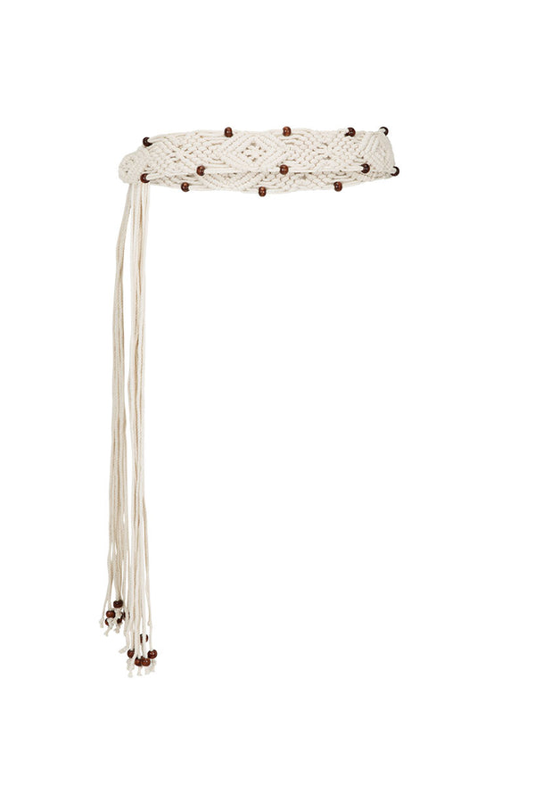 Spell Sister Honey Macrame Belt