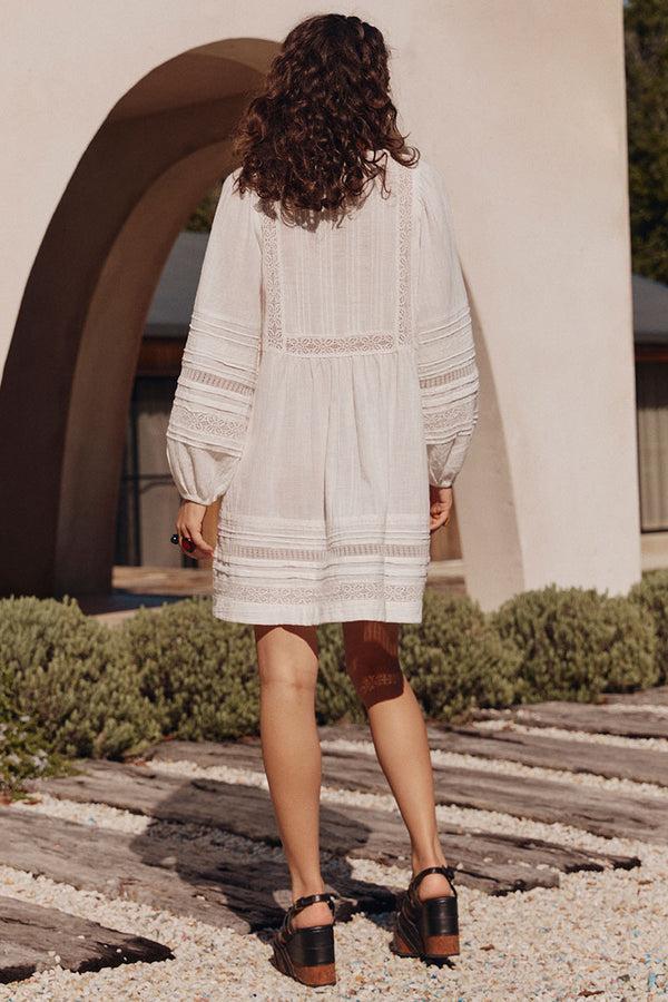 Spell Stevie Lace Boho Mini Dress