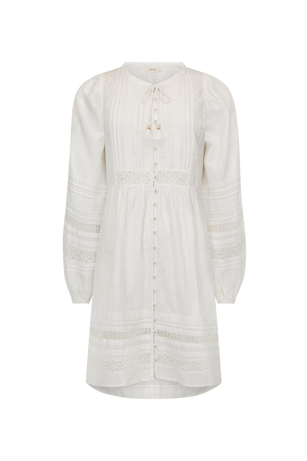 Spell Stevie Lace Boho Mini Dress