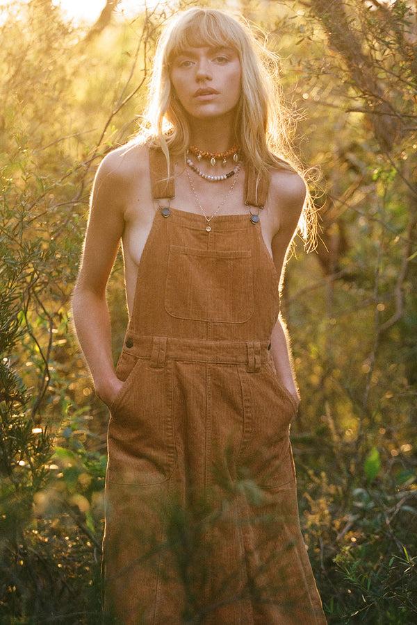 Spell Summit Cord Overall Dress